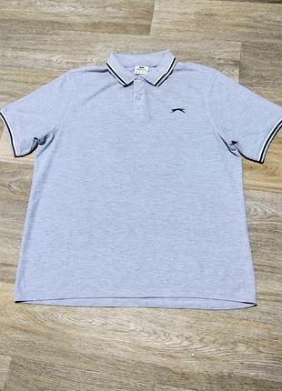Мужская футболка поло slazenger , размер xl .