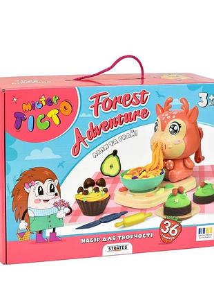 Набір для творчості містер тісто forest adventure strateg українською мовою (41034)