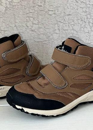 Дитячі демисезонні черевики для хлопчика jack wolfskin woodland texapore 32 р