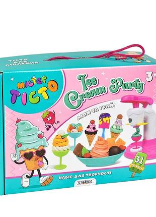 Набір для творчості містер тісто ice cream party strateg українською мовою (41017)