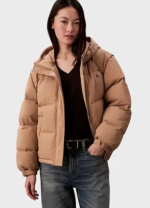 Зимова куртка пуховик 2 в 1 calvin klein
