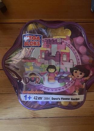 Конструктор mega bloks dora's flower garden (даша-мандрівниця / dora the explorer), 42 деталі (3064)