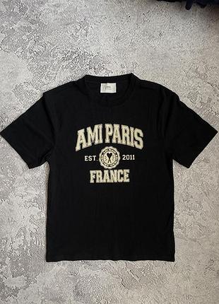 Футболка ami оригінал м-л розмір жіноча футболка ami paris