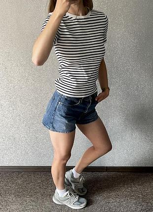 Сині жіночі коротенькі шортики uniqlo