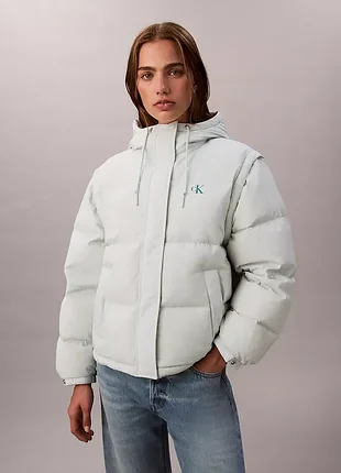 Жіноча тепла куртка 2 в 1 calvin klein