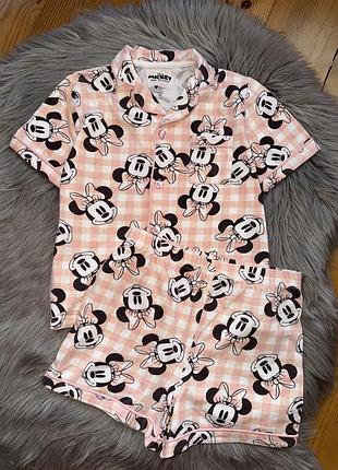 Ідеальна стильна піжама з minnie mouse на дівчинку 6/7р nutmeg