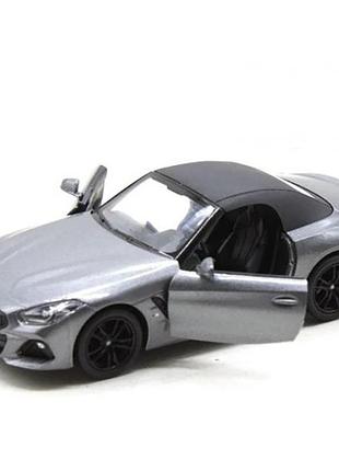Машинка інерційна "bmw z4" kt5419w(silver) масштаб 1:36 сріблястий