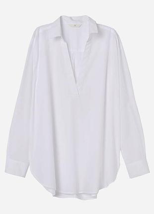 Сорочка льон оверсайз h&m