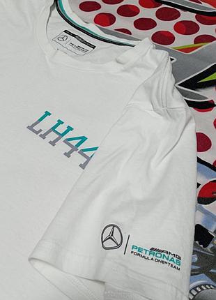 Оригінальна футболка mercedes amg f1 lewis hamilton #44 мерседес (xxl).