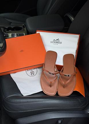 ⭐️ hermes miss sandal brown