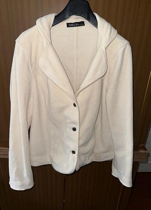 Коротенька куртка -шубка marc cain, розмір xl-3 xl
