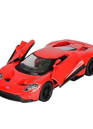 Інерційна машинка kinsmart kt5391w металева, 1:38 червоний