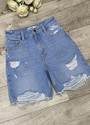 Джинсовые шорты pull&bear, р.xxs-xs