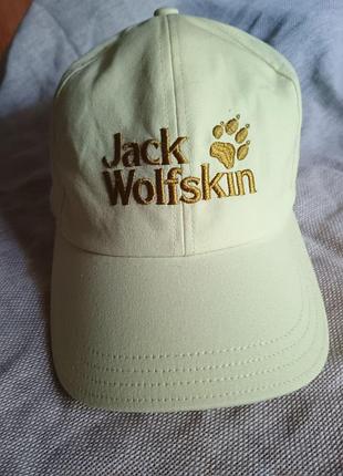 Бейсболка jack wolfskin, светло-желтая