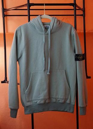 Stone island худі sage green s m certilogo