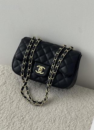 Сумка chanel classic - 24 size черный