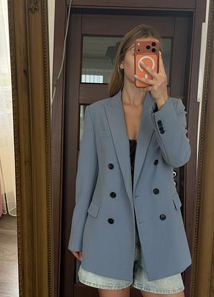 Піджак zara, блакитний с-м