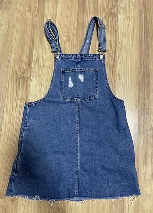 Джинсовий жіночий комбенізон pull&bear