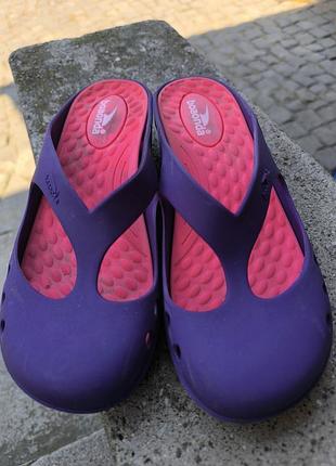 Crocs сабо на танкетке платформе шлепки кроксы на платформе