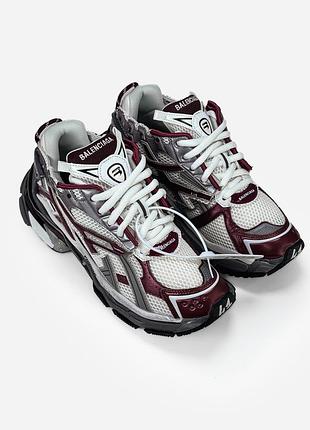 Balenciaga runner burgundy grey🇻🇳