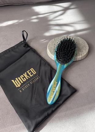 Масажна щітка для волосся 8 other reasons x wicked i feel wicked hair brush (з чохлом)
