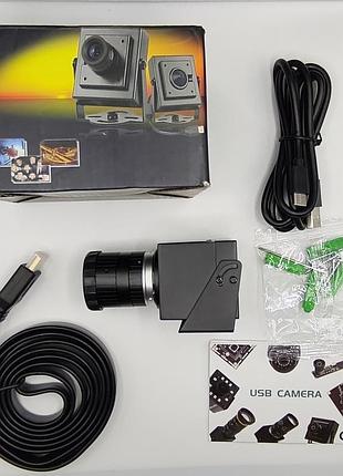 Камера 4k с hdmi і type-c варіофокальна 3.6-10мм f1.4 для монітора лабораторій контролю деталей презентацій онлайн навчання стримів промислова цифрова