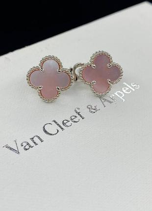 💎new💎брендовые серьги van cleef , vca, клевер, ван клиф ♥️♥️♥️с логотипом