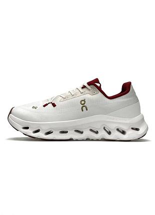 Кроссовки мужские onunning cloudtilt white burgundy