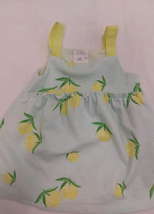 Сарафан  zara  74 см