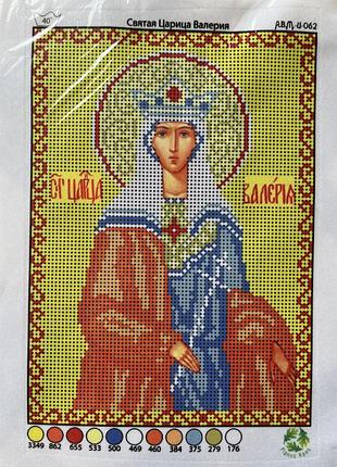 Схема вишивки бісером свята цариця валерія