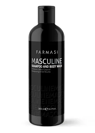 Чоловічий шампунь та гель для душу 2 в 1 masculine, 360 мл