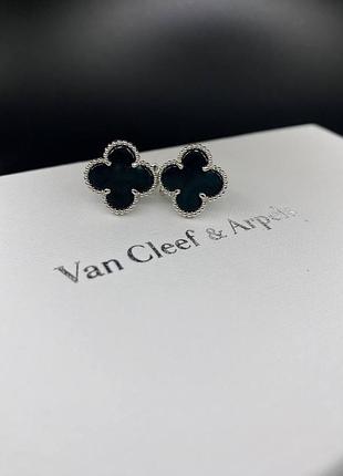 💎new💎брендовые серьги van cleef , vca, клевер, ван клиф ♥️♥️♥️с логотипом