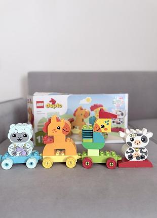 Конструктор lego duplo my first потяг тваринок