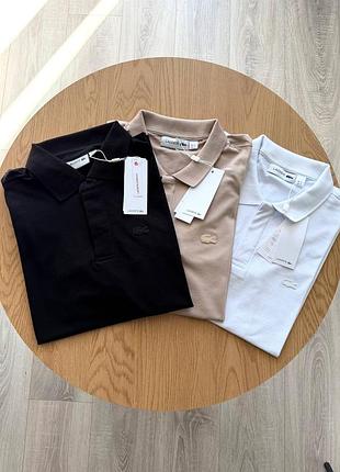 Повна наявність ‼️ ✔️чоловіче поло lacoste люкс якості™️  〰️ матеріал високоякісний бавовна 〰️ всі оригінальні бирки та qr код 〰️ розміри s,m,l,xl,xxl