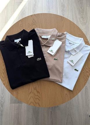 Повна наявність ‼️ ✔️чоловіче поло lacoste люкс якості™️  〰️ матеріал високоякісний бавовна 〰️ всі оригінальні бирки та qr код 〰️ розміри s,m,l,xl,xxl