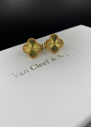 💎new💎брендовые серьги van cleef , vca, клевер, ван клиф ♥️♥️♥️с логотипом