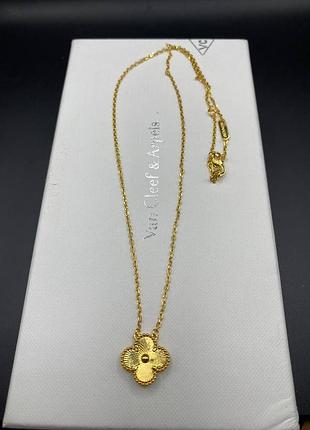 💎new💎брендовая подвеска van cleef , vca, клевер, ван клиф ♥️♥️♥️с логотипом