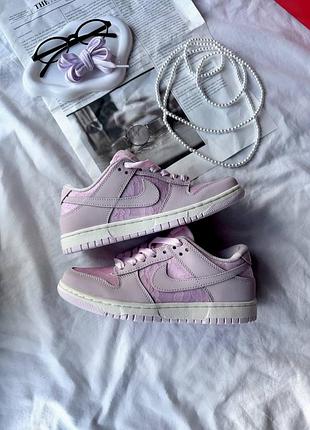 Стильные женские кроссовки nike sb dunk low wmns lace pack - regal pink
