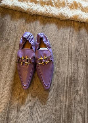 Туфлі лофери шлепкі мокасини від bottega veneta