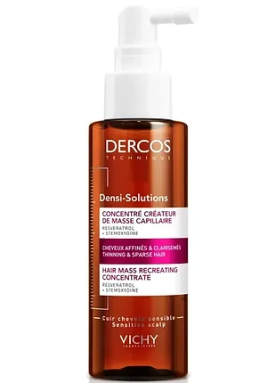 Концентрат для восстановления густоты и объема тонких волос vichy dercos densi-solutions 100 мл