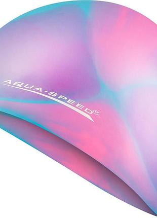 Шапочка доросла для басейну aqua speed bunt різнокольоровий