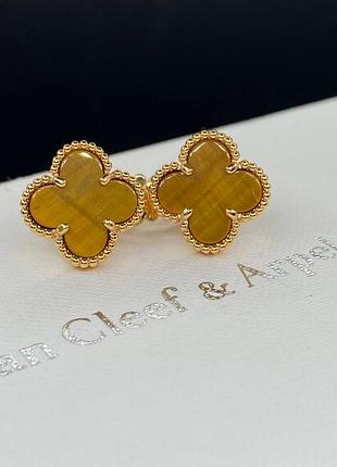 💎new💎брендовые серьги van cleef , vca, клевер, ван клиф ♥️♥️♥️с логотипом