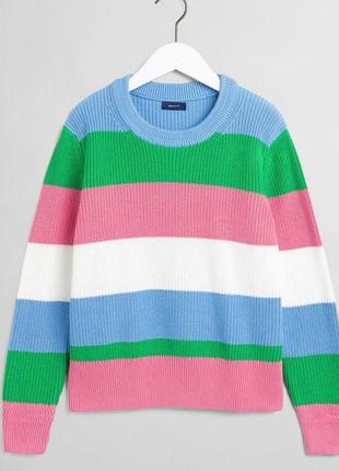Gant, джемпер у смужку, бавовна 100%