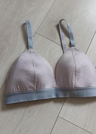 Бюстгальтер котоновий бюст гладкий ліф без кісточок intimissimi 80b 75c