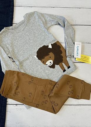Нова котонова піжама carters 5т