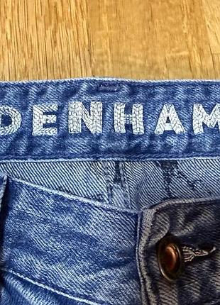 Джинси denham crop low crotch, блакитні джинси, розмір 34