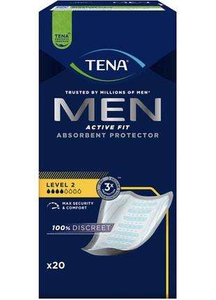 Урологічні прокладки для чоловіків tena men active fit level 2 20 шт