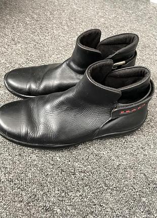 Черевики prada (prada sport / linea rossa), швидше за все, кінця 1990-х або початку 2000-х років (винтаж).