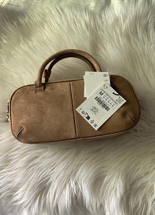 Шкіряна сумка zara