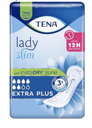 Прокладки урологічні tena lady extra plus slim 16 шт